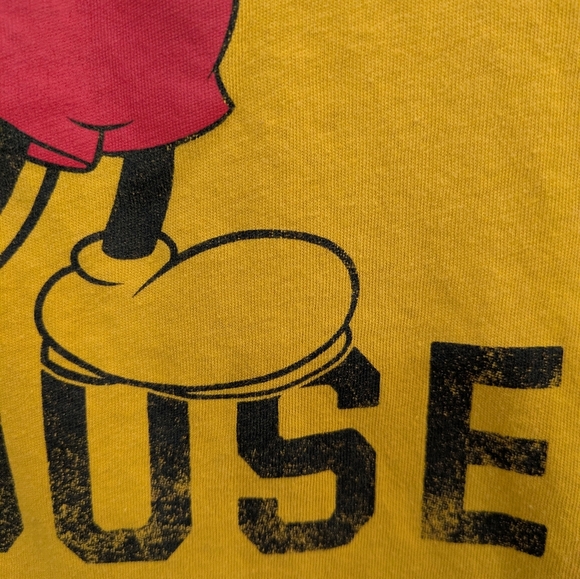 Yellow Mickey Mouse tshirt - Picture 7 of 9